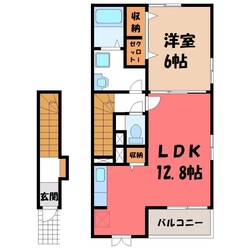 ウォーターヒルズ Ⅰの物件間取画像